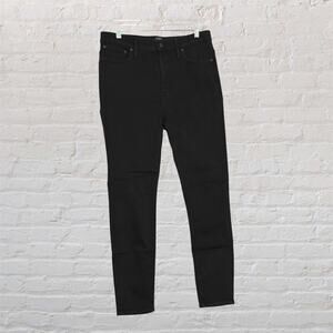 J.Crew Mid Rise 9” Skinny Jeans Black Women’s 30 Slim Stretch